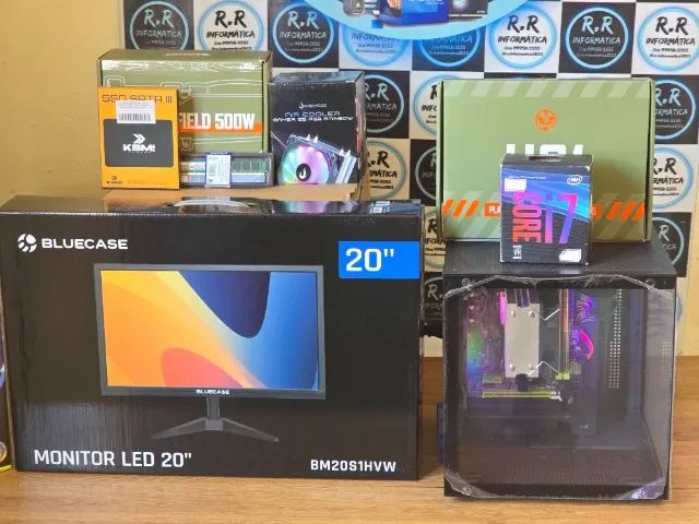 PC Intel Core i7 Novo e Monitor - Foto 2