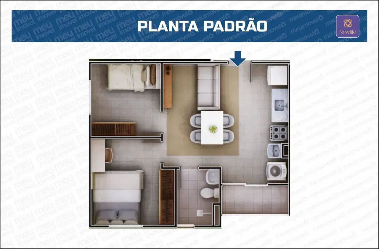 Apartamento com elevador, piso porcelanato no Turu - Foto 4