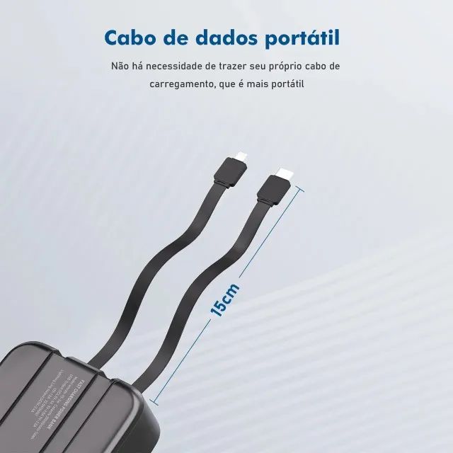 Powerbank Coibeu 10000mah Super rápida 22,5W Para iPhone e Android - Foto 4