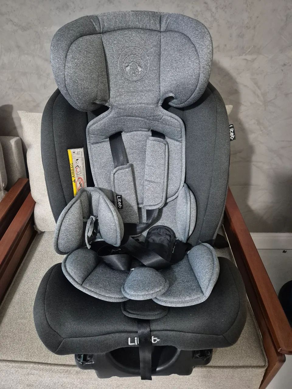 cadeira de carro all stages 2.0 isofix 0-36kgs cinza litet - Foto 2