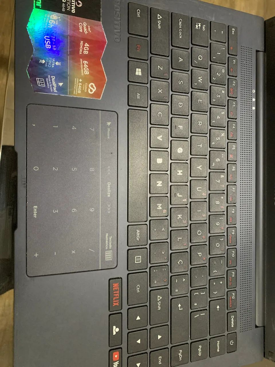 Notebook Positivo Motion Plus Q 464 B