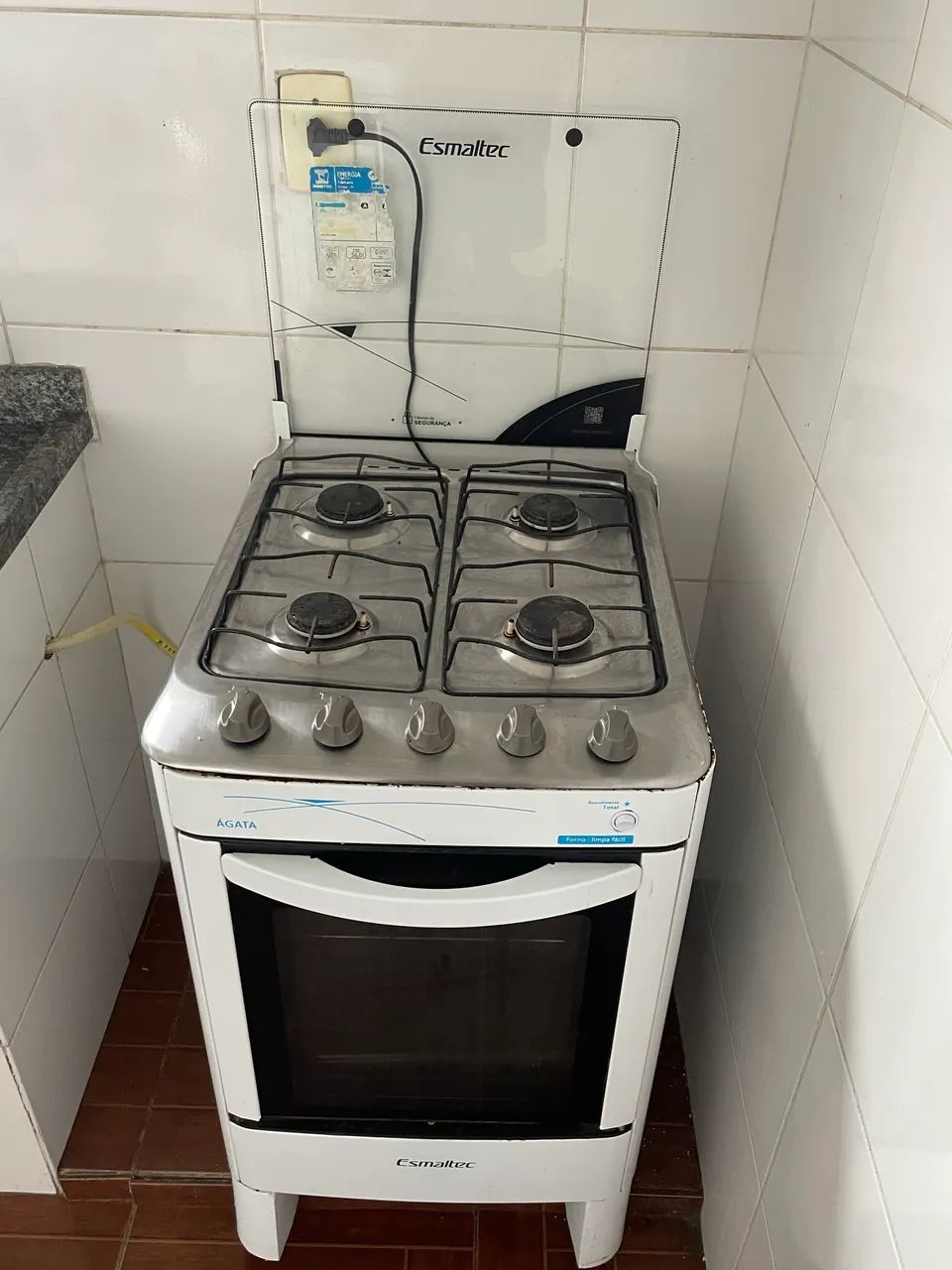 Fogão Esmaltec Ágata 4 Bocas com Acendimento Automático - Foto 3