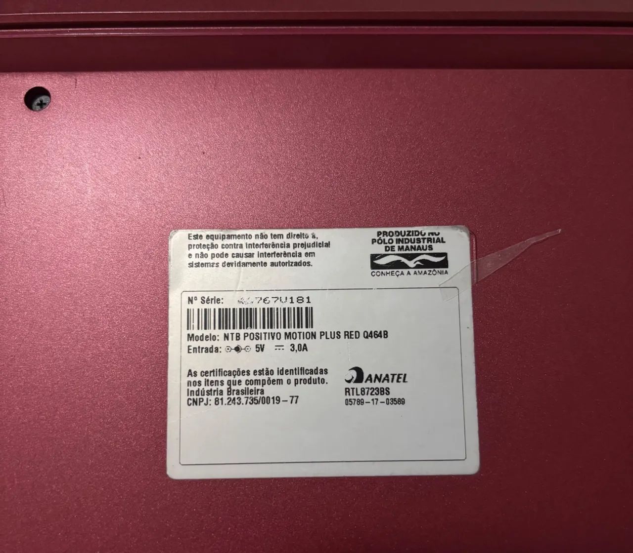 Notebook positivo Motion red Q464B intel usado  - Foto 5