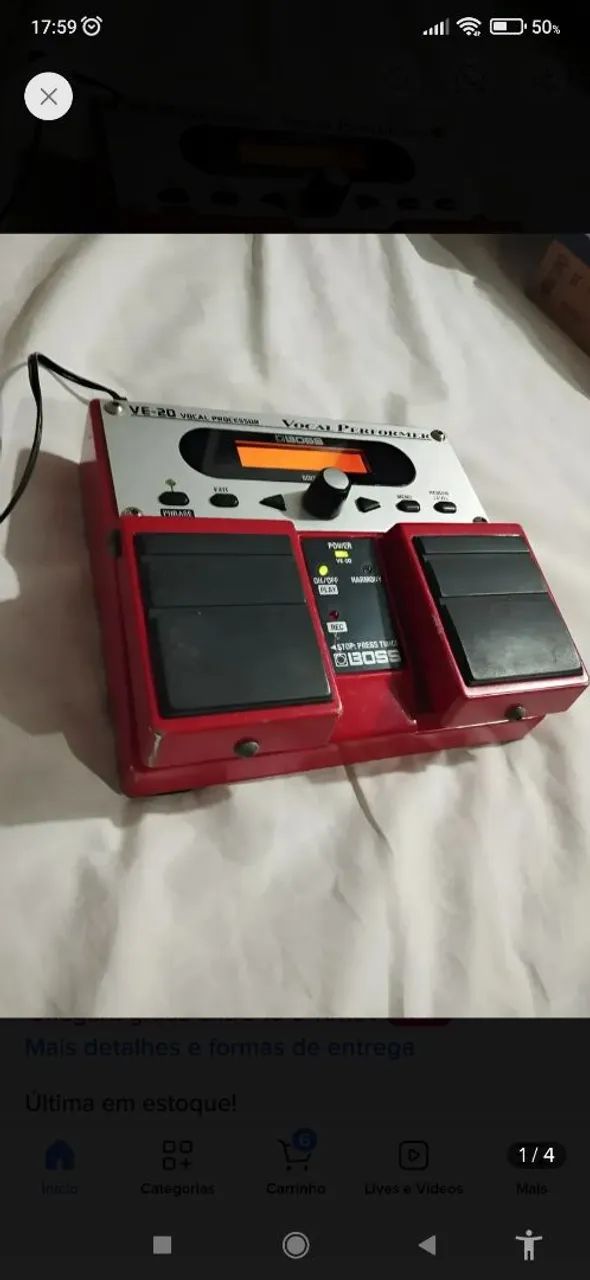 Pedal BOSS VE-20  - Foto 3
