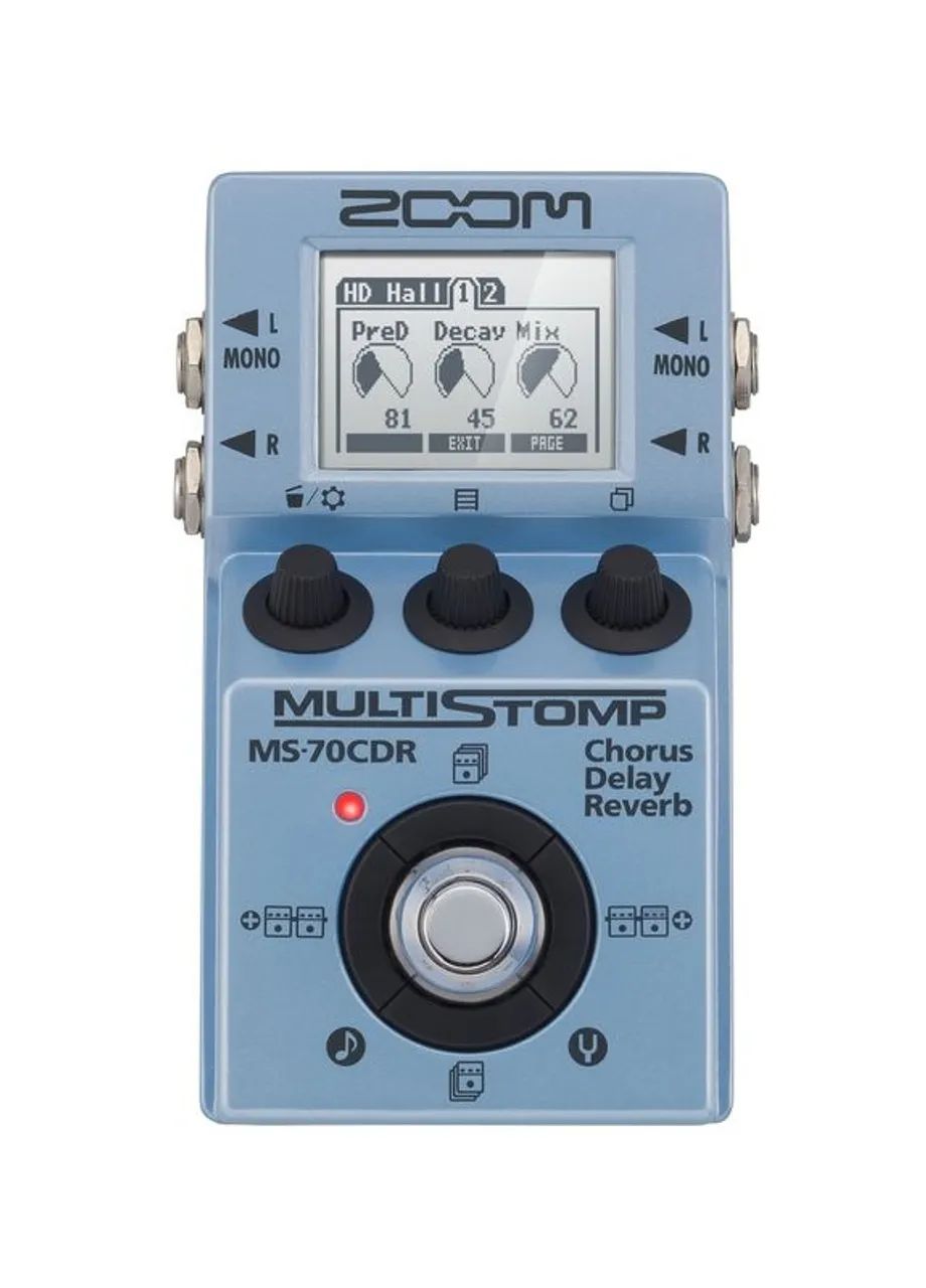 PEDAL ZOOM 70CDR MULTIEFEITOS - Instrumentos musicais - Nova