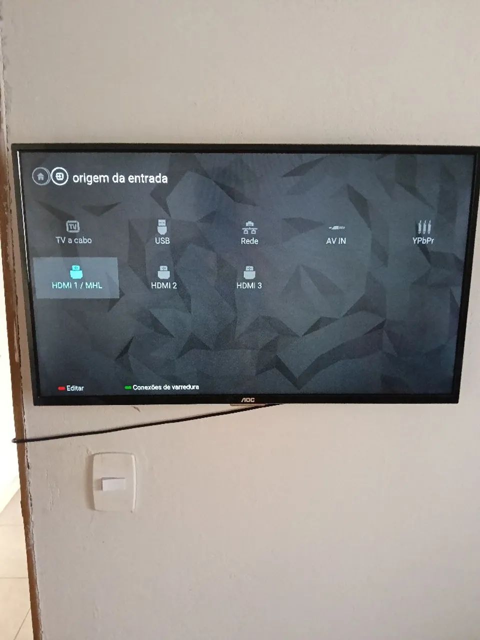 Vendo TV AOC 32"