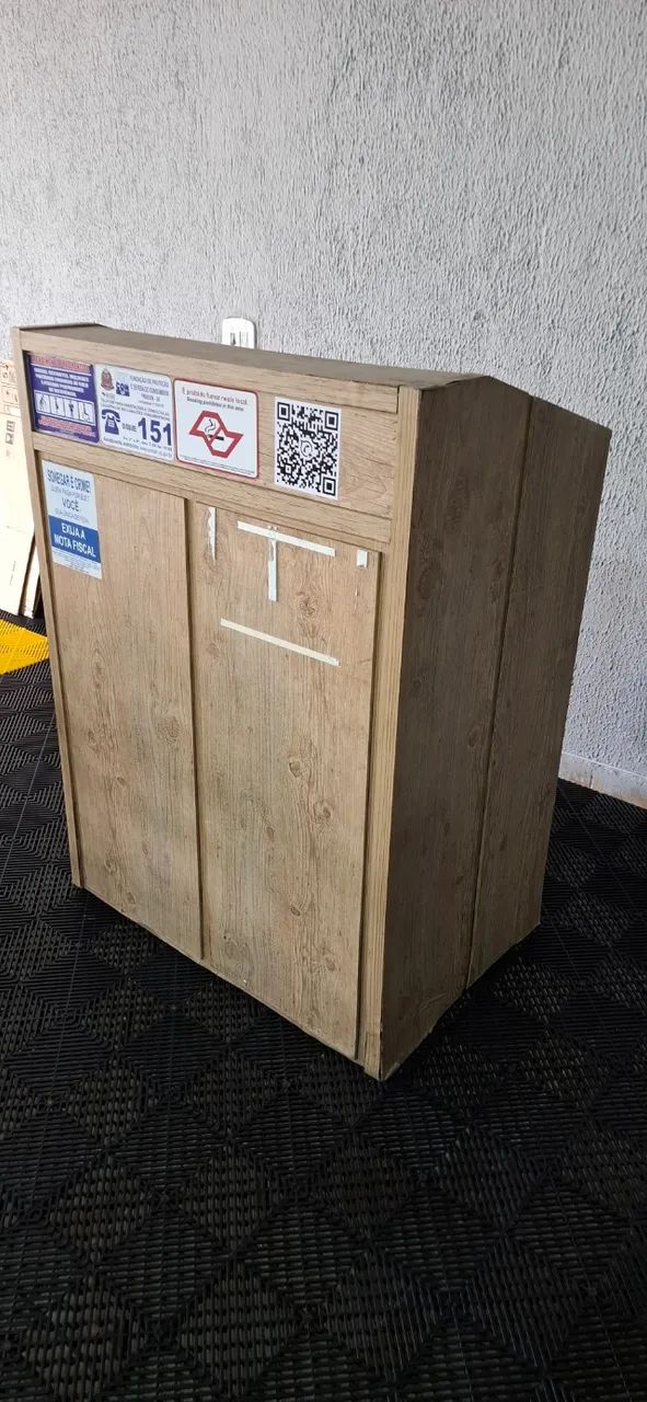 Bancada de atendimento madeira maciça e gaveta, facilito o pagamento em 12X  - Foto 2