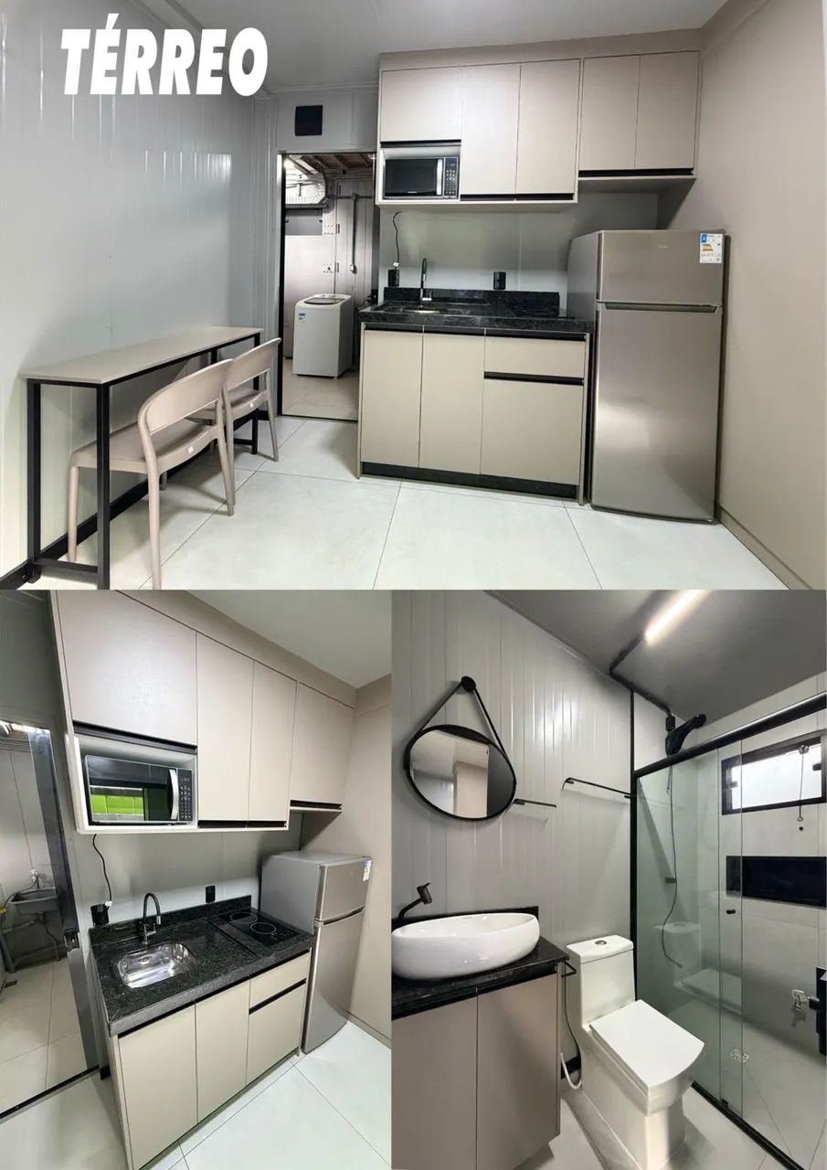 Kitnet (Studios) com mobília e eletrodomésticos. - Foto 4