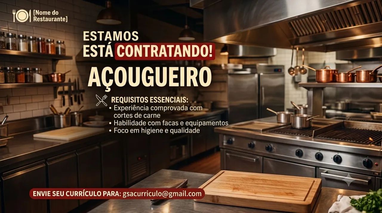 VAGA DE AÇOUGUEIRO 