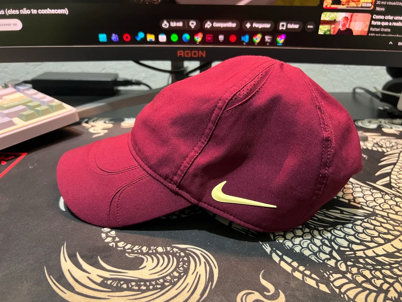 BONÉ NIKE NOCTA VERMELHO VINHO - Foto 2