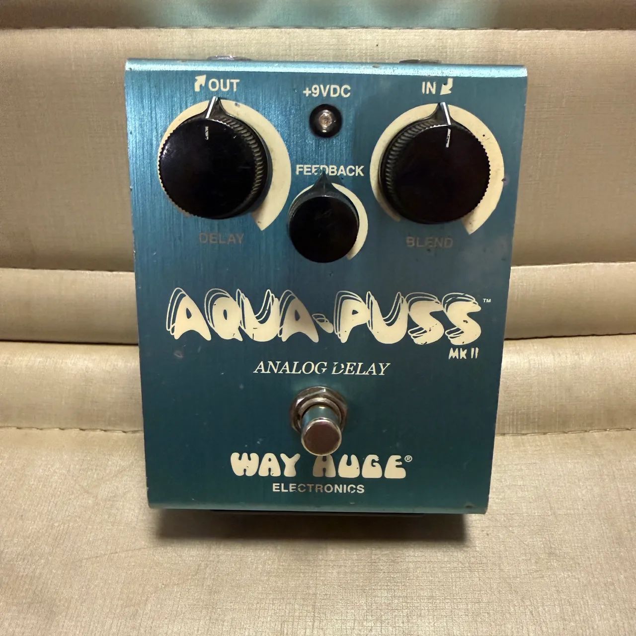 Pedal Way Ruge Aqua Puss Delay - Super Conservado! Top Top