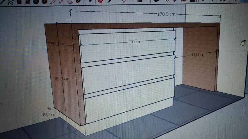 Cômoda/escrivaninha planejada - Foto 3