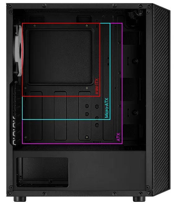 gabinete gamer Aerocool Hive  - Foto 5