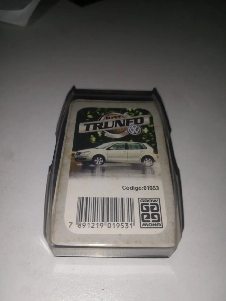Jogo de cartas Super Trunfo da Volks Wagem