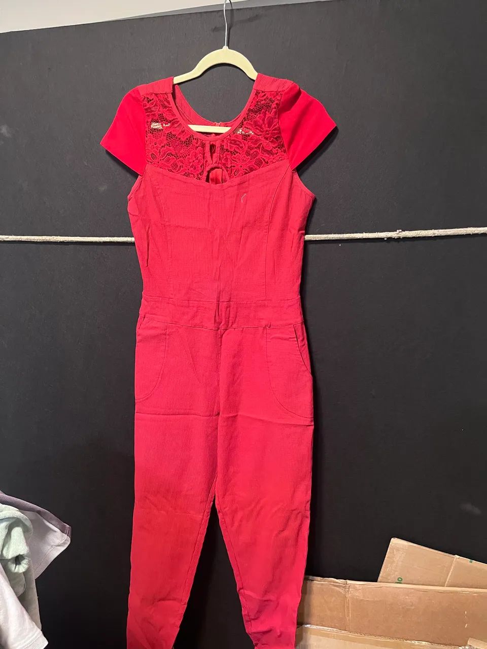 Macacão  vermelho