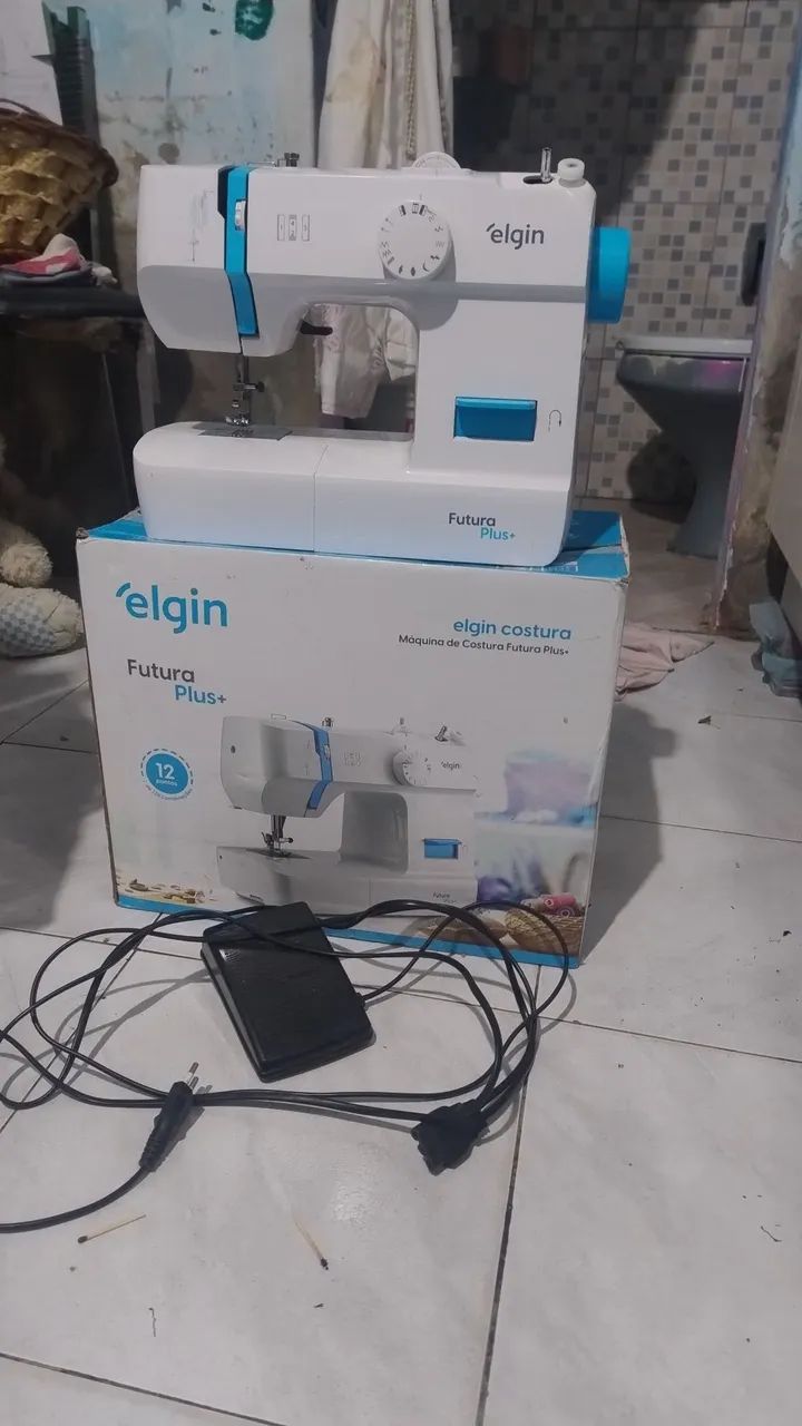 VENDO MÁQUINA ELÉTRICA DE CONSTURA ELGIN 