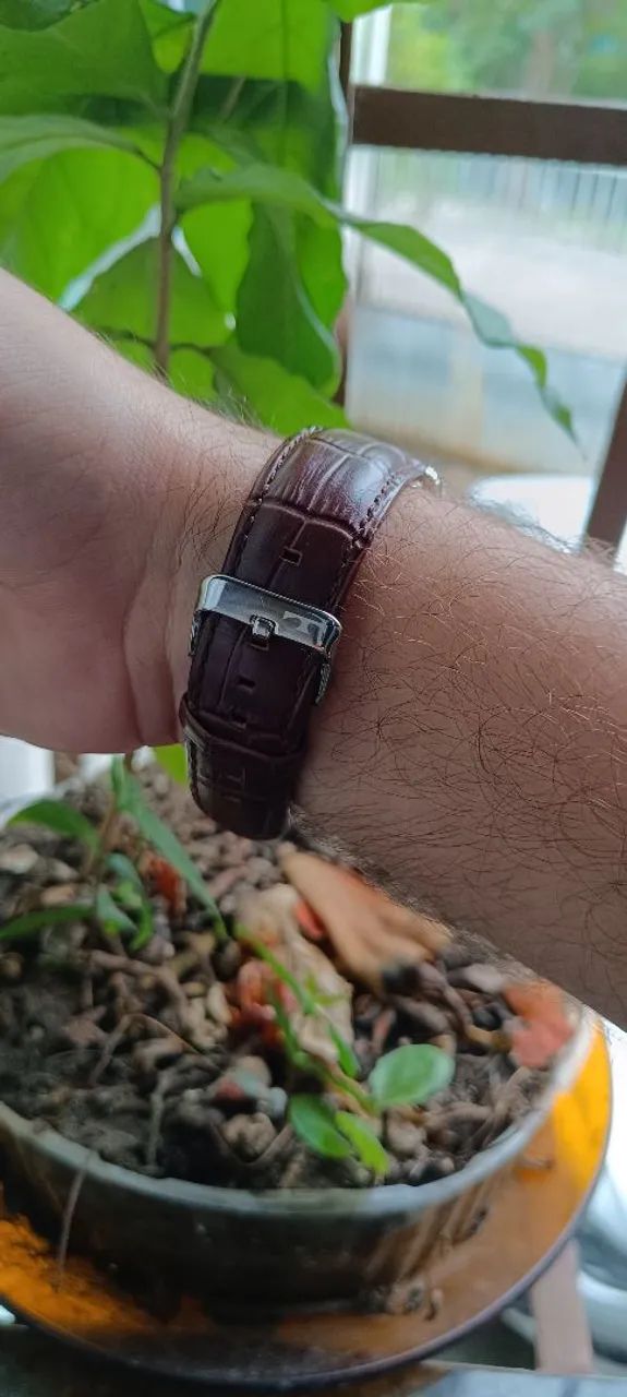 Relógio Techno's Masculino - Couro  - Foto 5