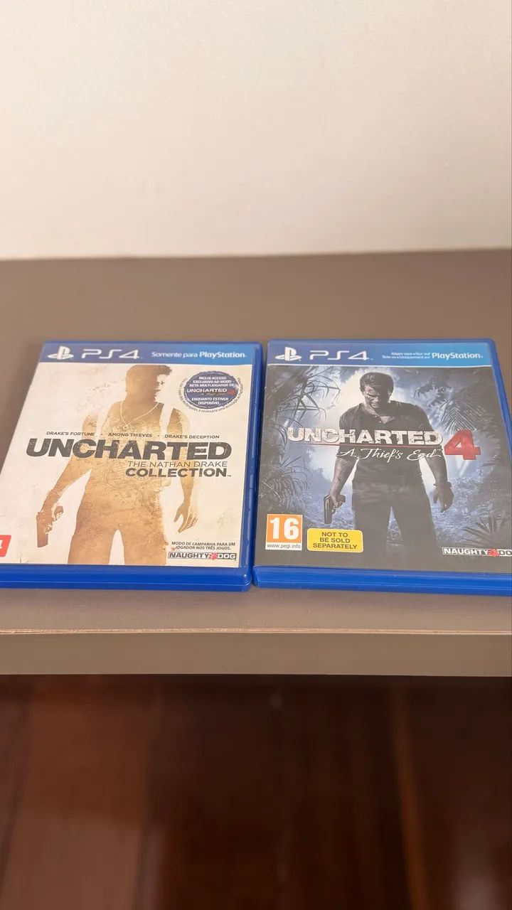 Combo Uncharted 1 ao 4 - PS4/PS5
