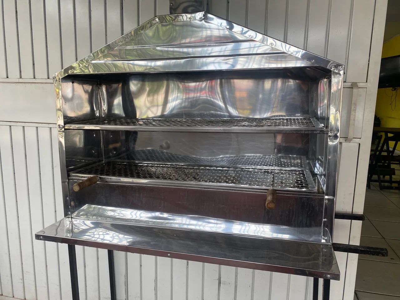 Churrasqueira para Espetinho Inox 1m