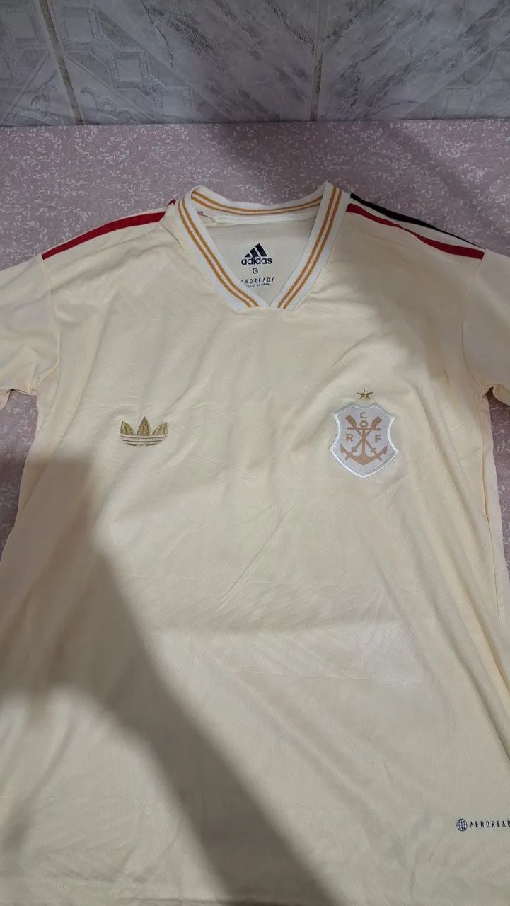 Blusa do Flamengo cor creme - Foto 2