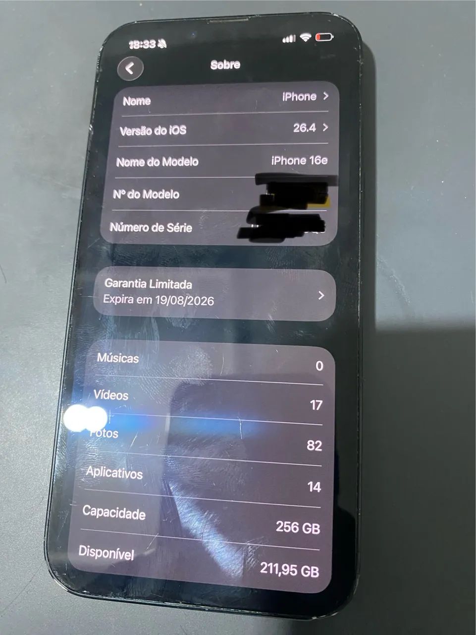 iPhone 16e Preto 256gb  - Foto 5