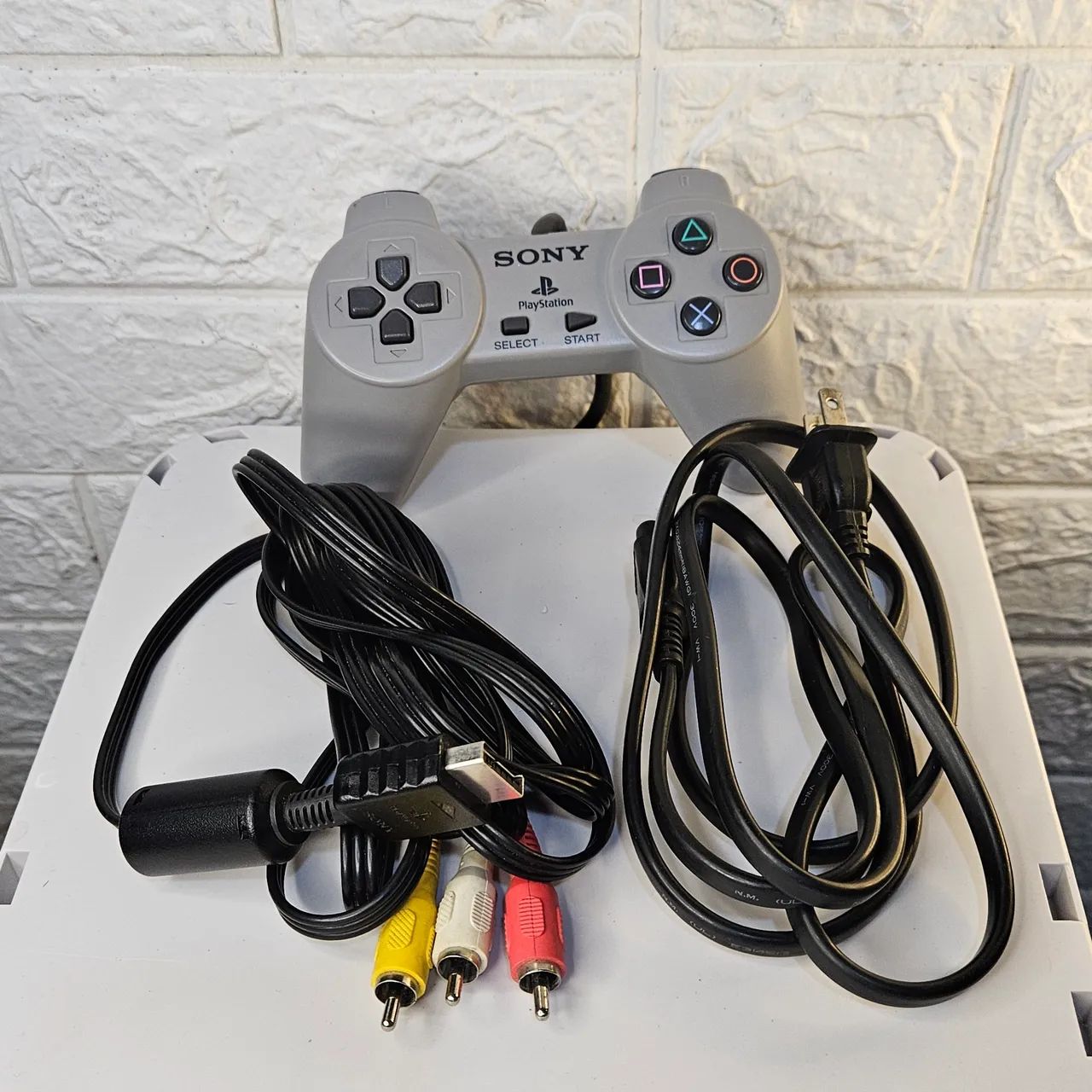 Ps1 em Perfeito Estado de Conservação Controle PlayStation 1 Original - Foto 5