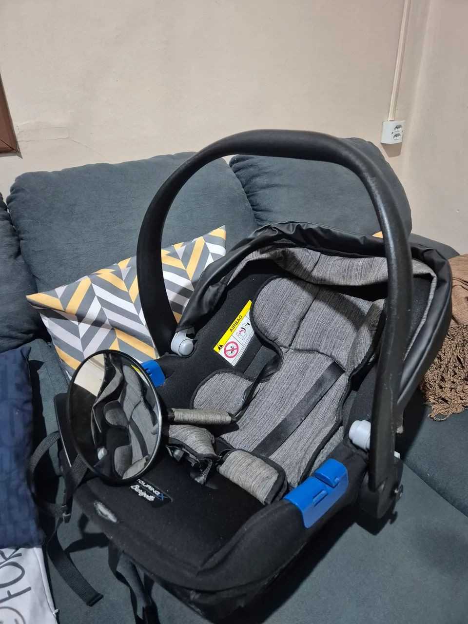 Bebê Conforto Burigotto Touring X + espelho retrovisor