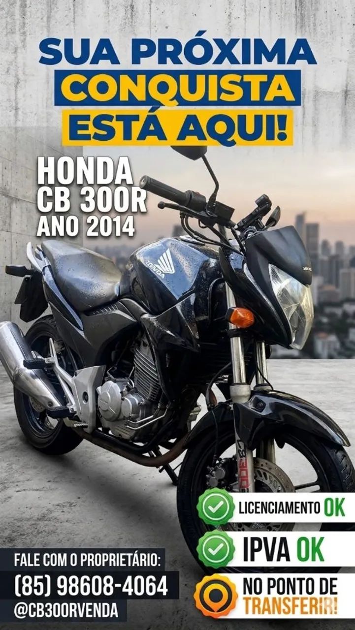 Cb300r no preço 