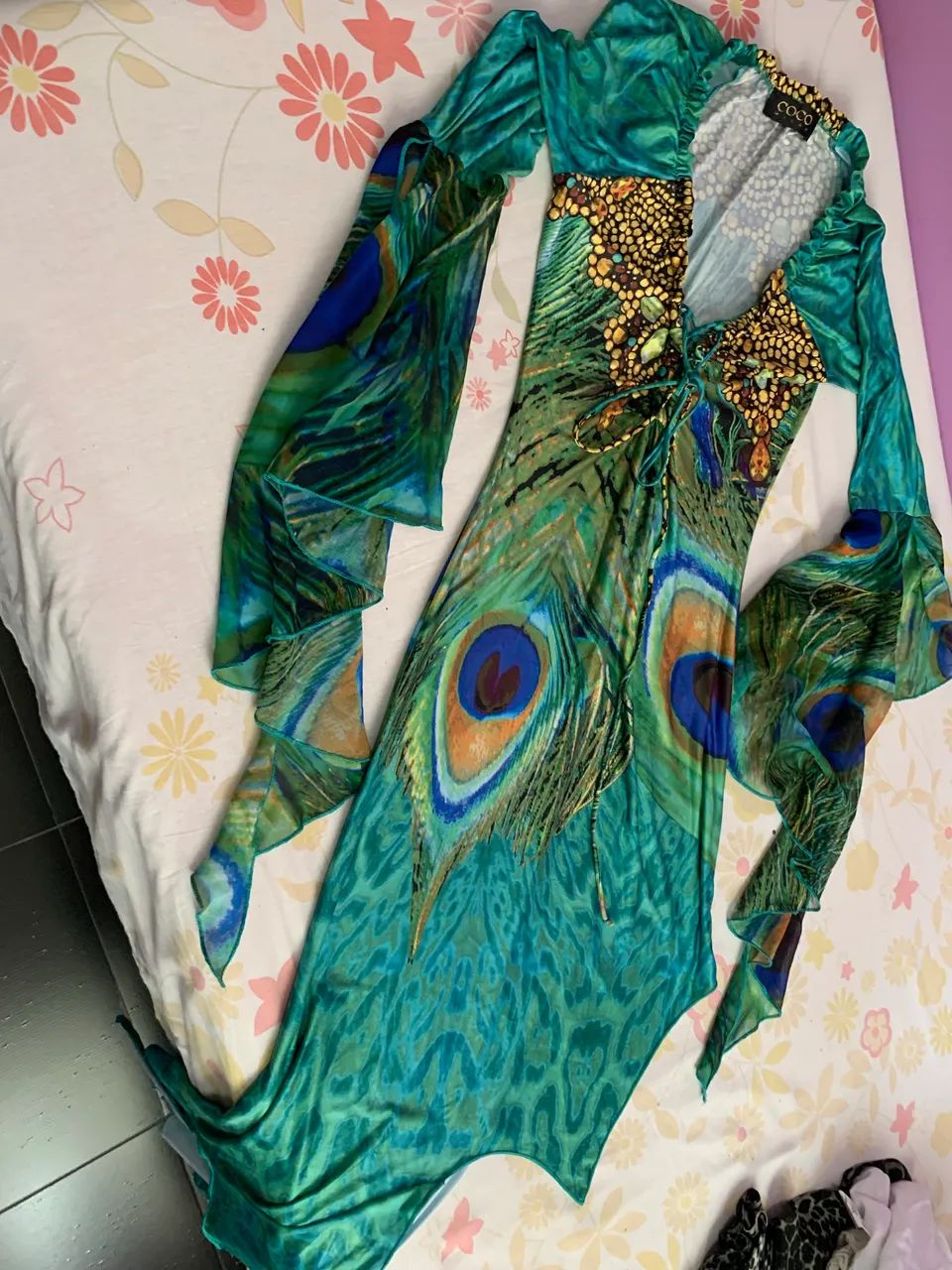 Vestido feminino ( coco milan); semi novo  - Foto 5