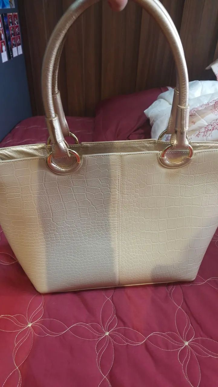 Bolsa Carmen Steffens couro original - Foto 3