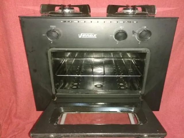 Fogão Portátil 02 bocas + forno, base removivel - Foto 3