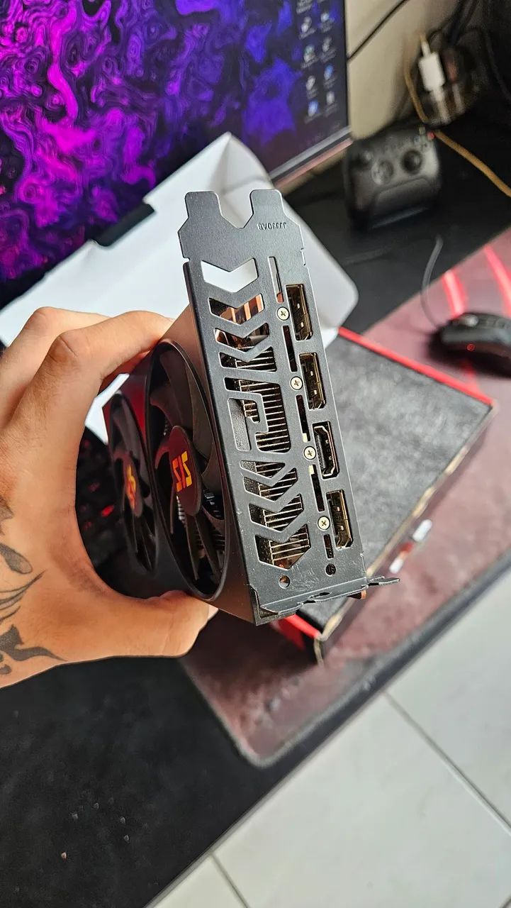 Placa de Vídeo AMD Radeon RX 6600 8GB GDDR6 SJS - IMPECÁVEL C/ CAIXA - Foto 3