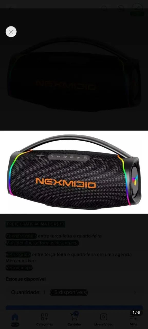 Caixa de som nexmidio - Foto 2