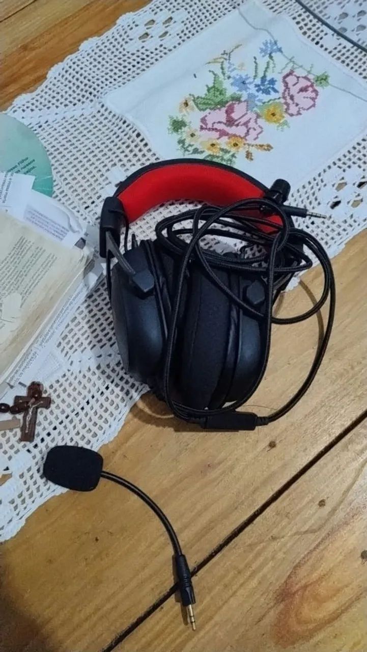Headset redragon Zeus lite e mouse ajazz aj139 v2 - Foto 2