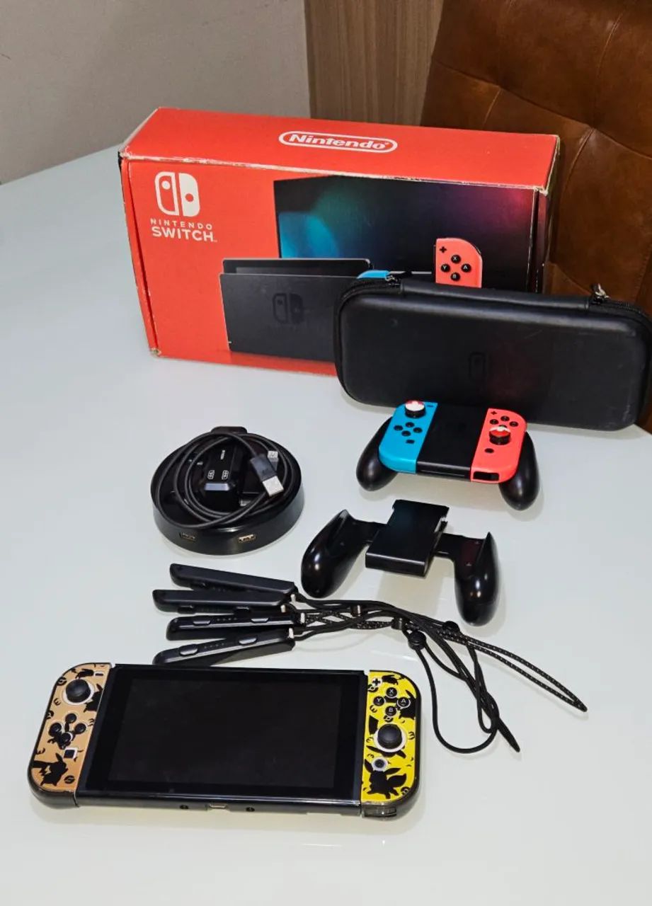 Nintendo Switch V2 com Caixa Original - Foto 5