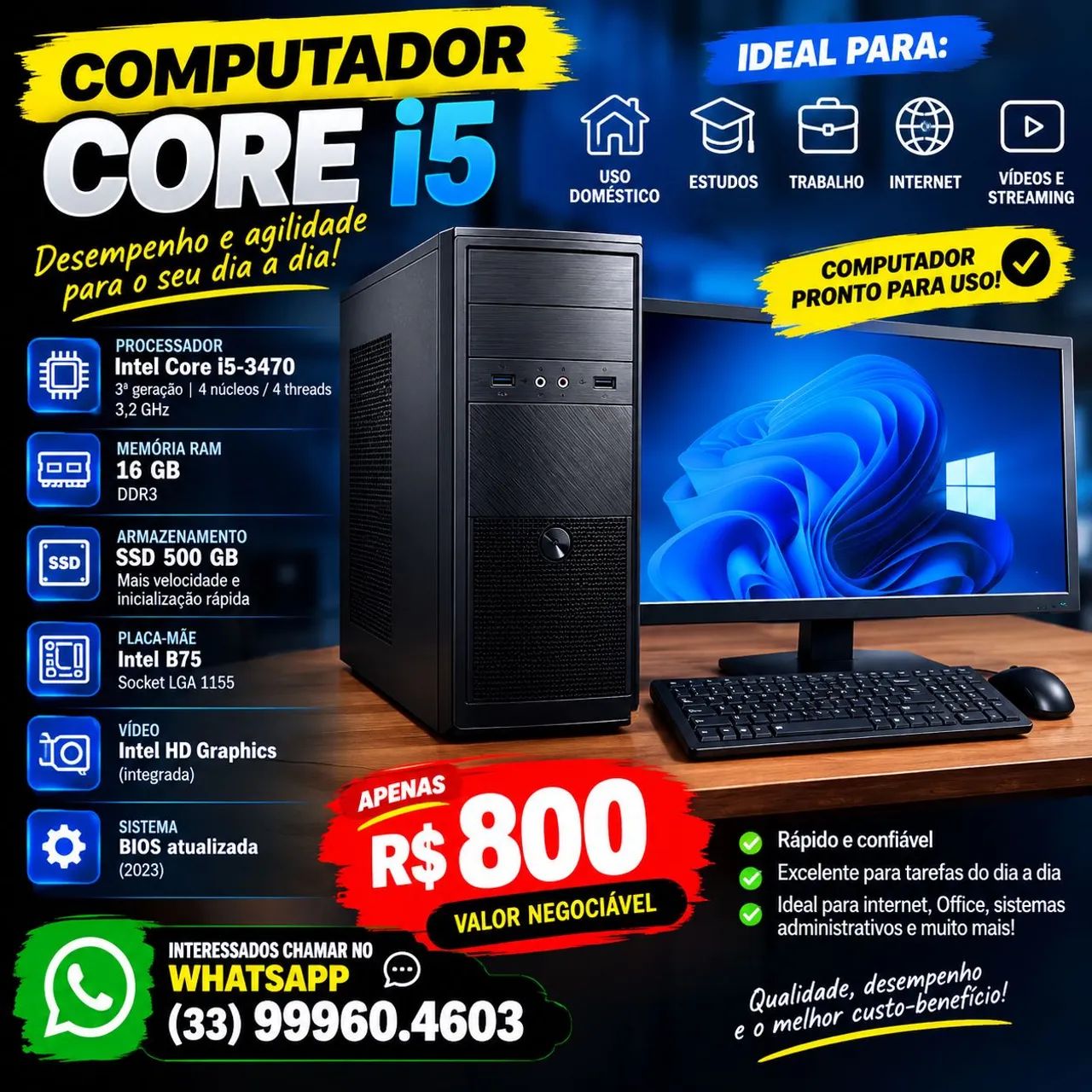 CPU A venda 