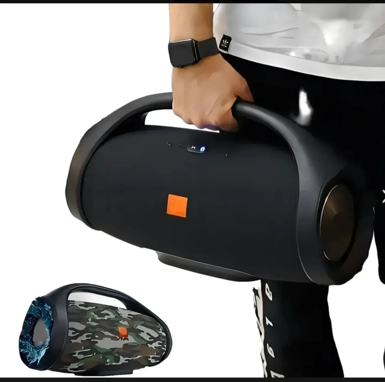 Caixa de Som Boombox Bluetooth bivolt  - Foto 4