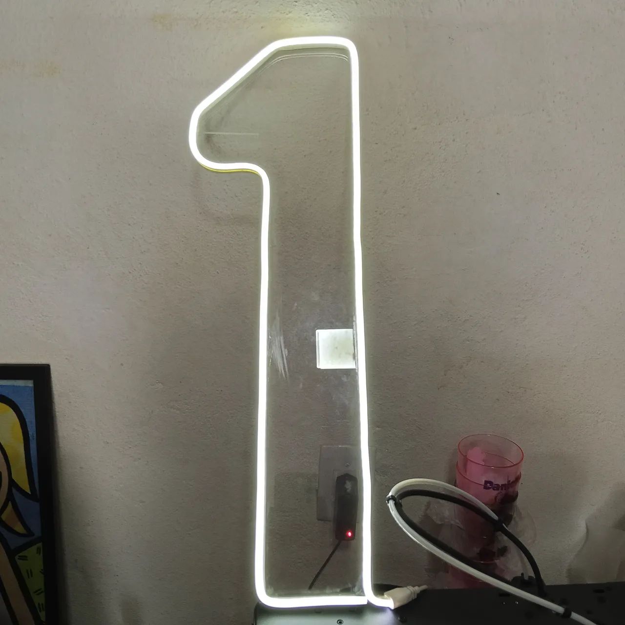 Número 1 de Led para eventos 