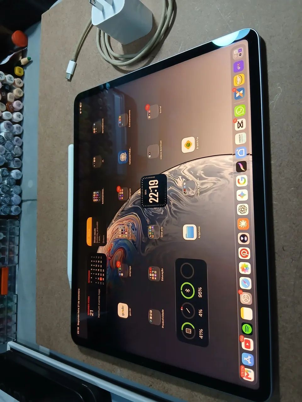 iPad Pro m2 6th 12.9 - 256 gb- 8gb ram - Foto 4
