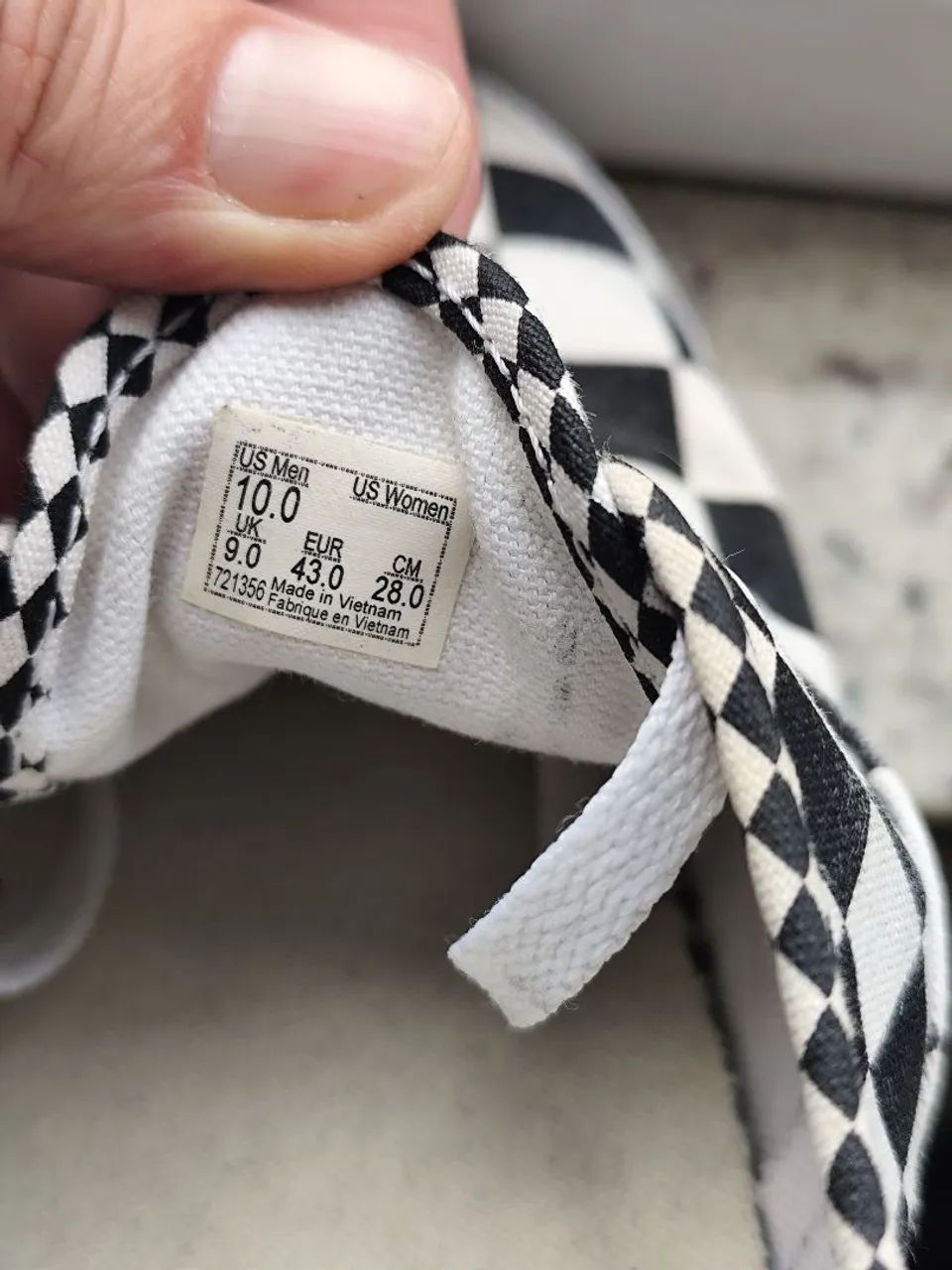 Tênis Vans Authentic Checkerboard Tam 42 - Foto 4