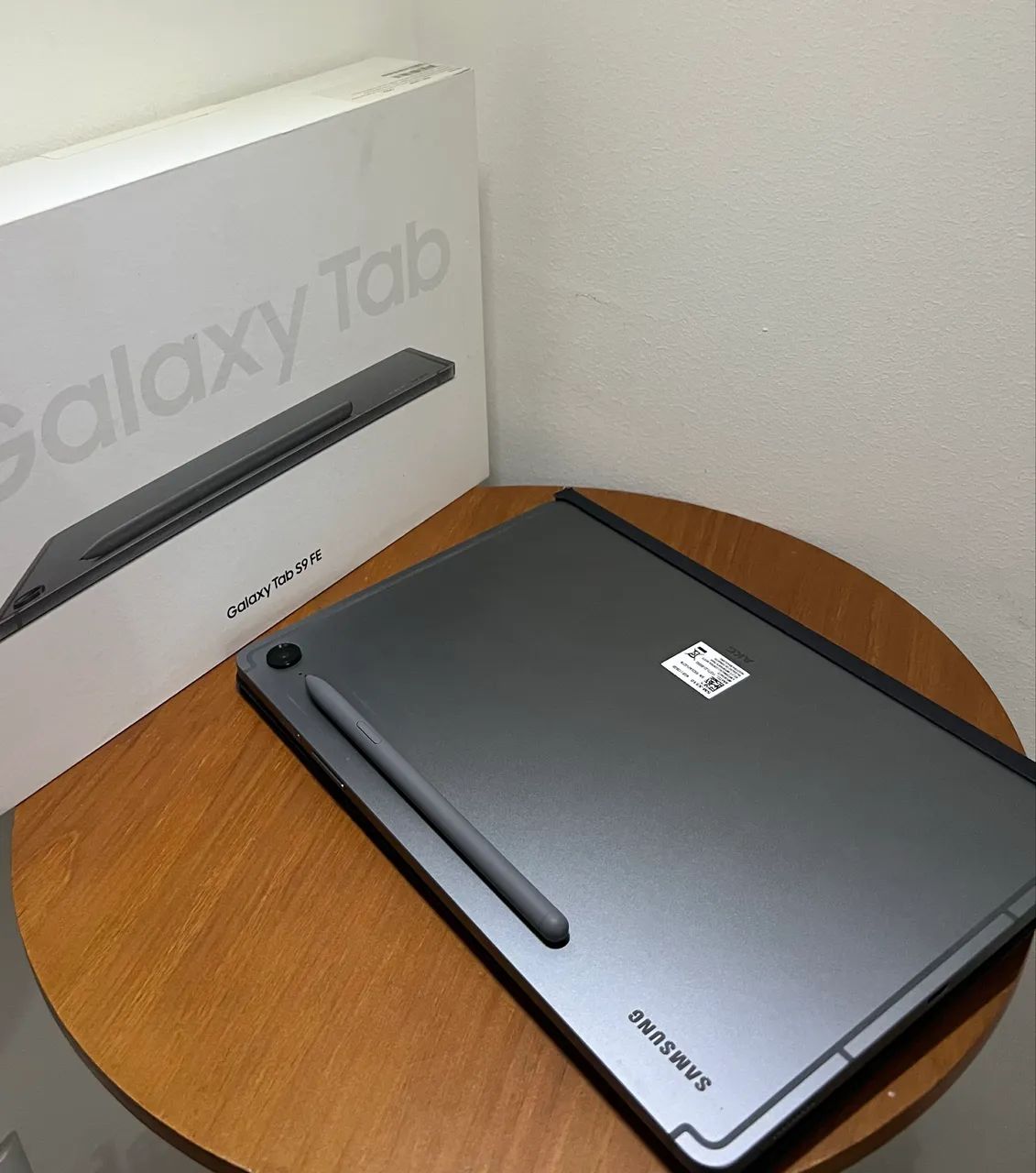 Galaxy Tab S9 FE Completo + Teclado + Mouse + S Pen + Proteção até