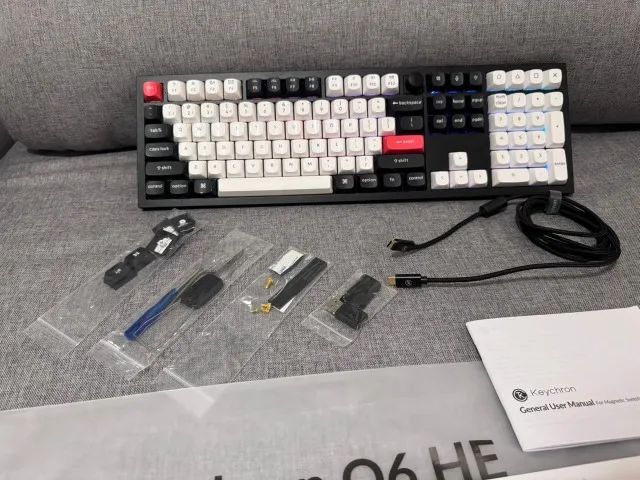 Teclado Mecânico Keychron Q6 HE - Wireless, Switch Magnético Nebula, RGB, Layout americano - Foto 4