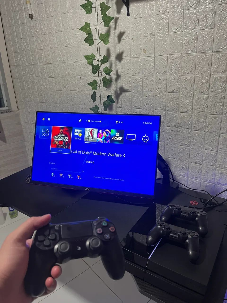 PLAYSTATION 4 FAT + 3 CONTROLES + PS PLUS - Foto 2