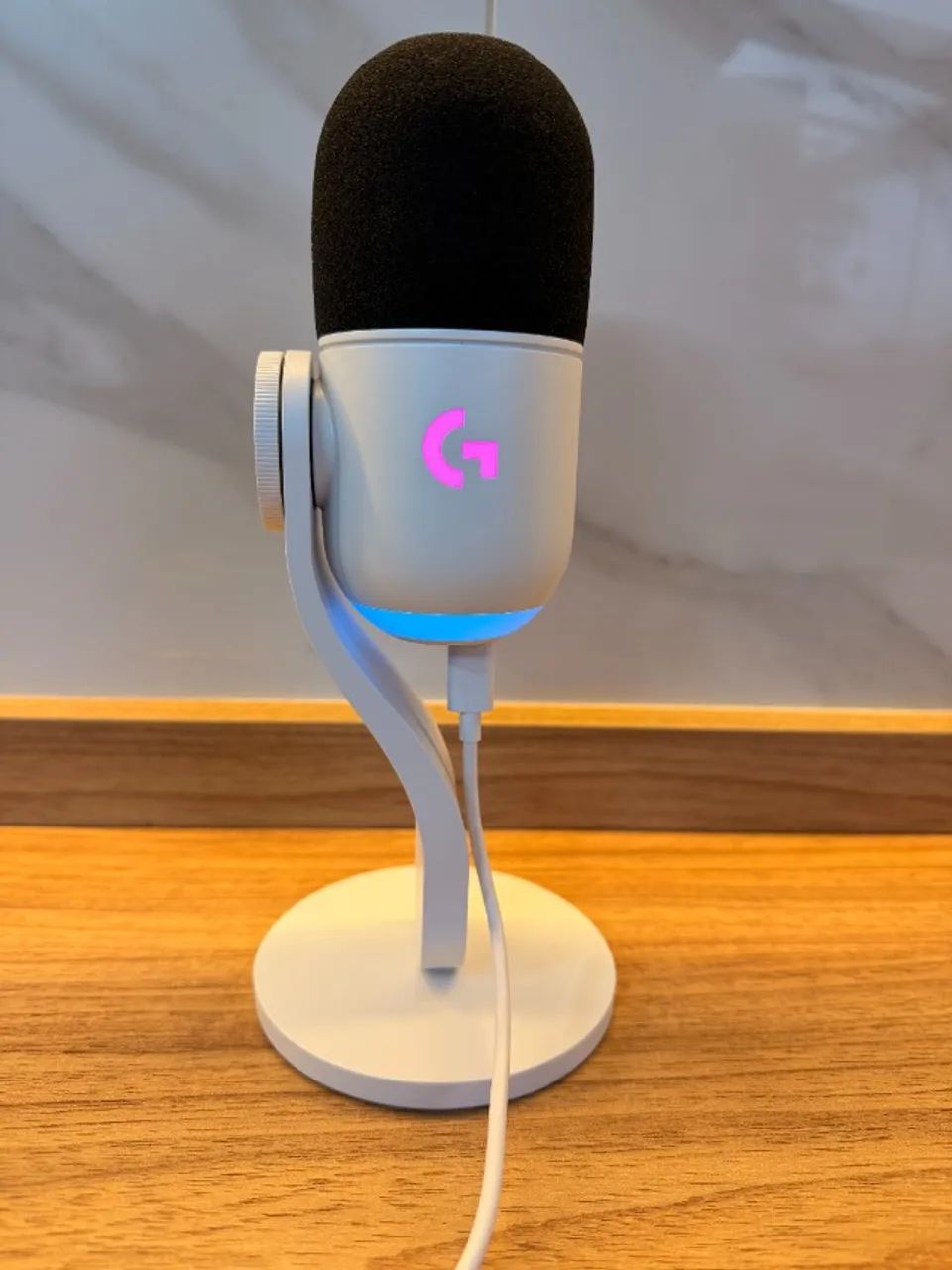 Microfone Logitech G Yeti GX Branco - 988-000575 - Foto 5
