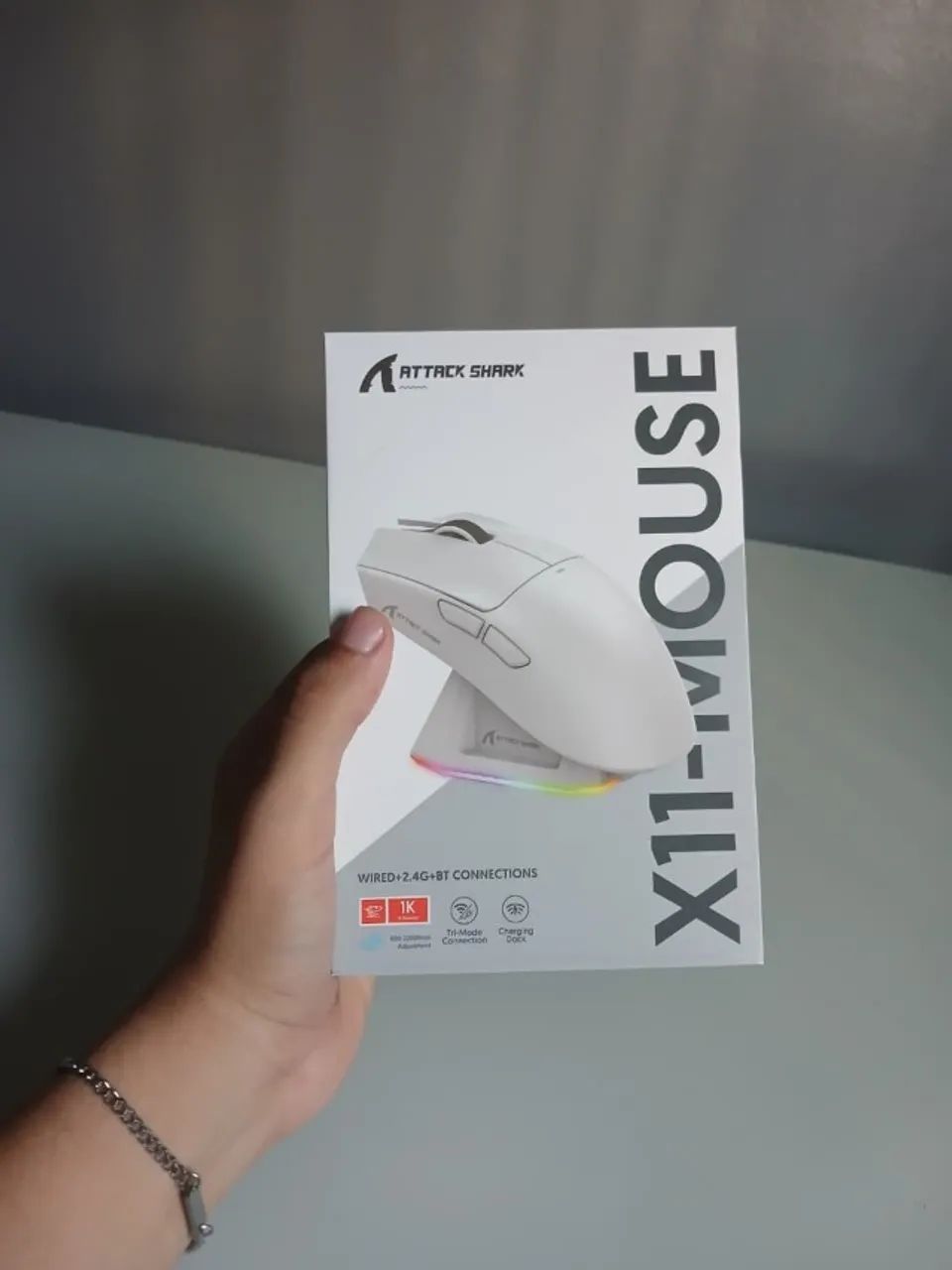 Attack Shark X11 com Dock - NOVO e LACRADO