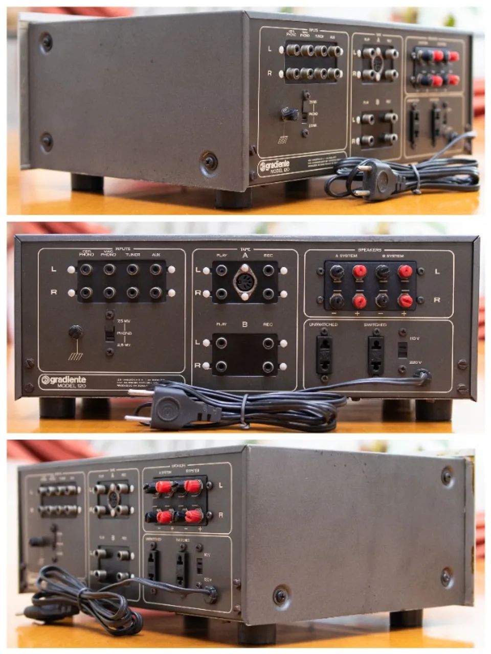 Amplificador Gradiente MODEL 120 (1979) - IMPECÁVEL E REVISADO! - Foto 5