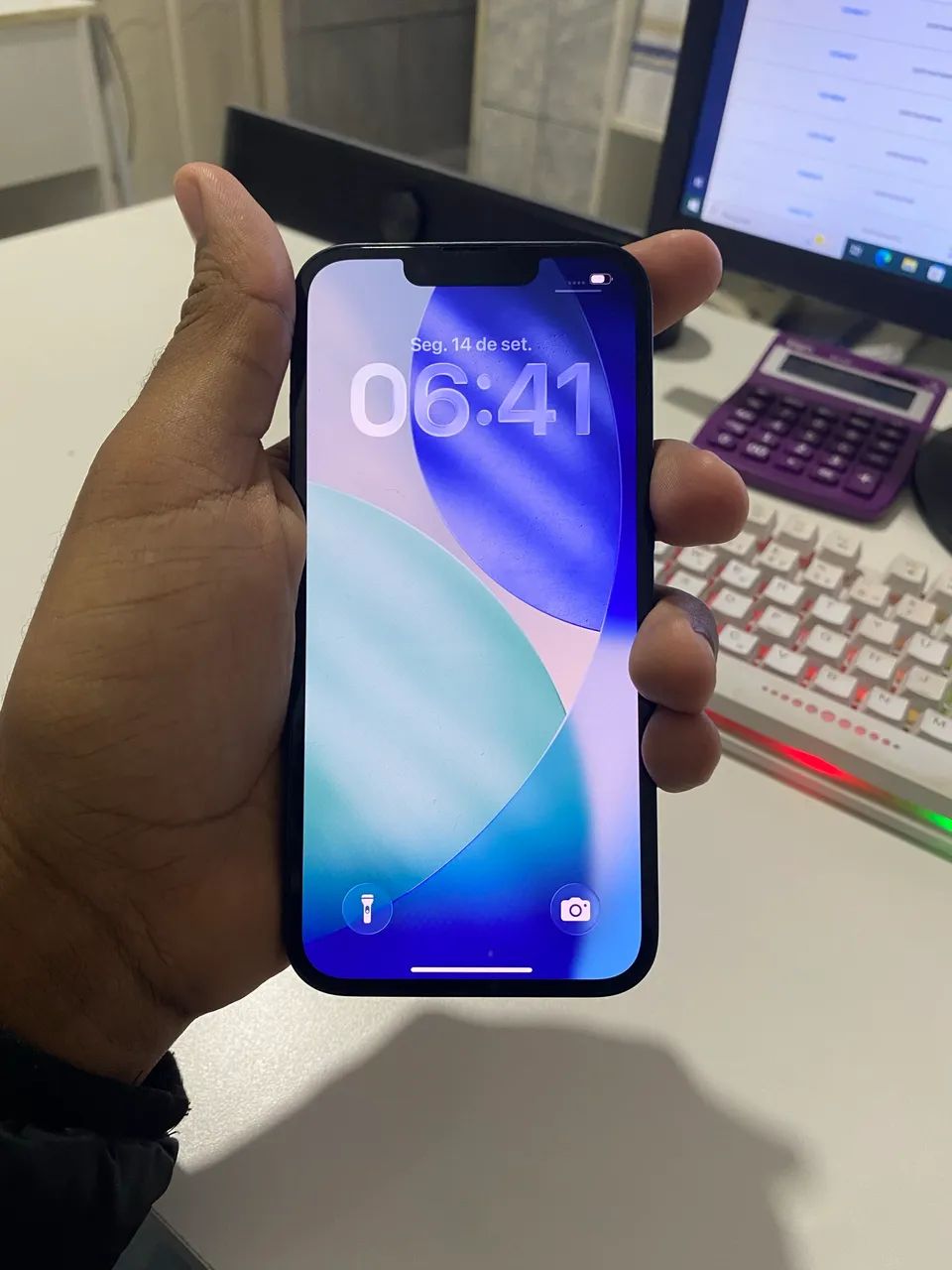 IPHONE 14 256GB 91% BATERIA - IMPECÁVEL  - Foto 3