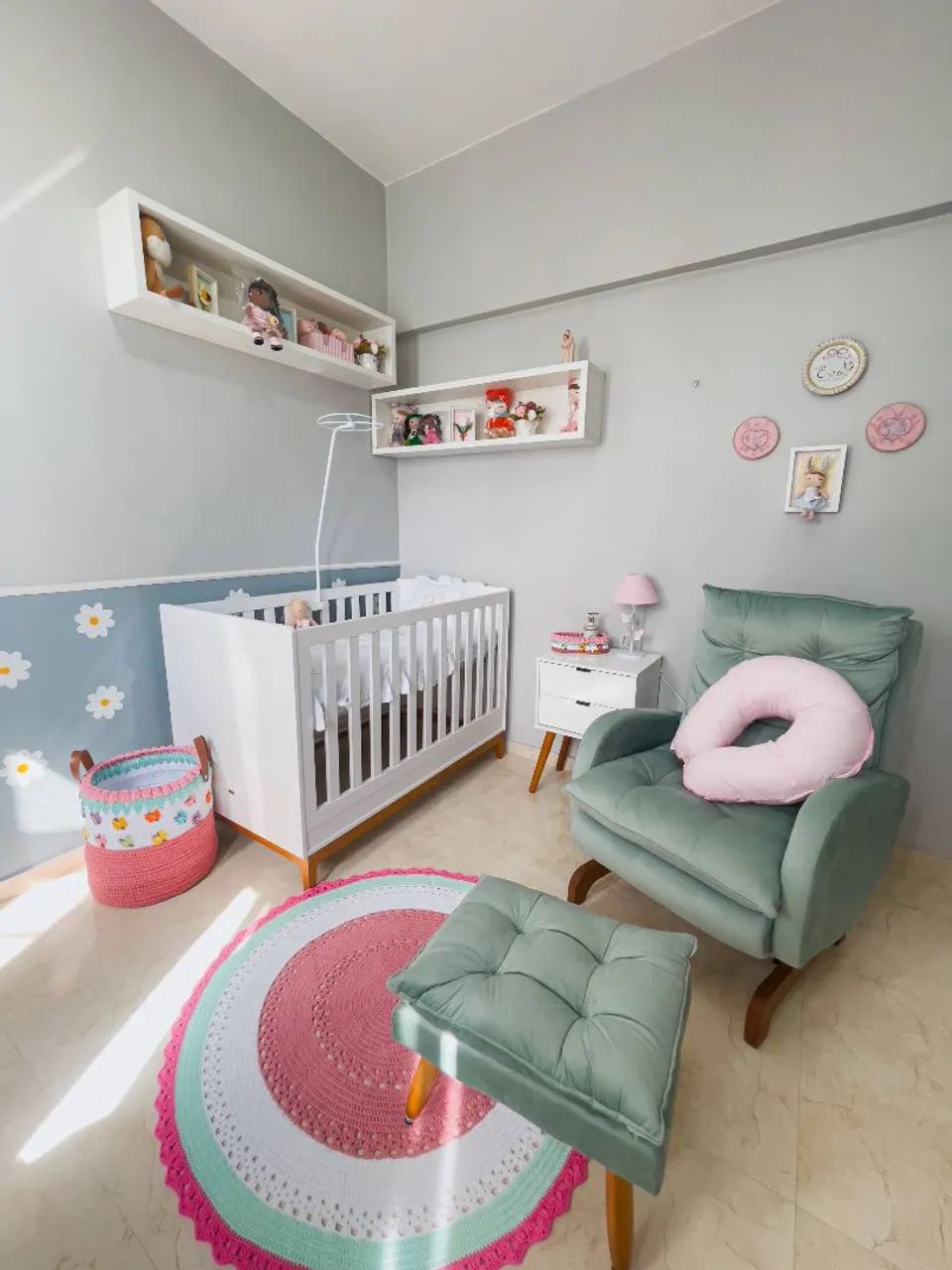 Poltrona de balanço com Puff - Foto 3