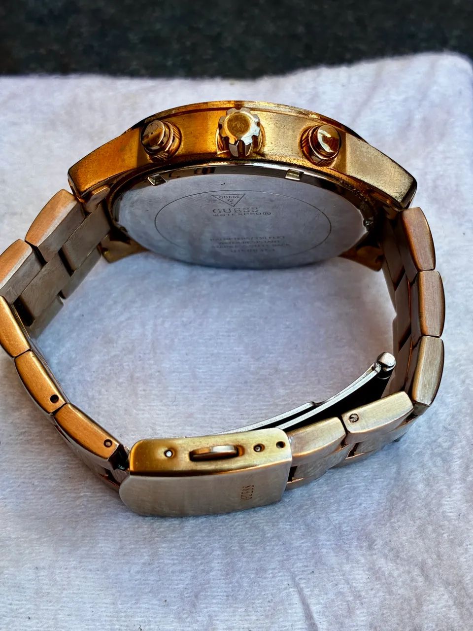 Relógio Guess Waterpro Original U16003G1 - Dourado Rose - Foto 3
