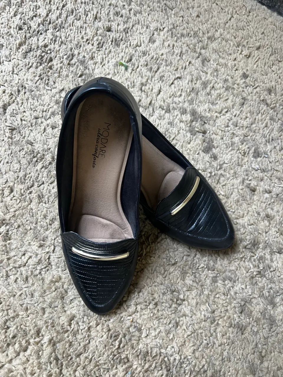 Sapato Scarpin Preto Modare